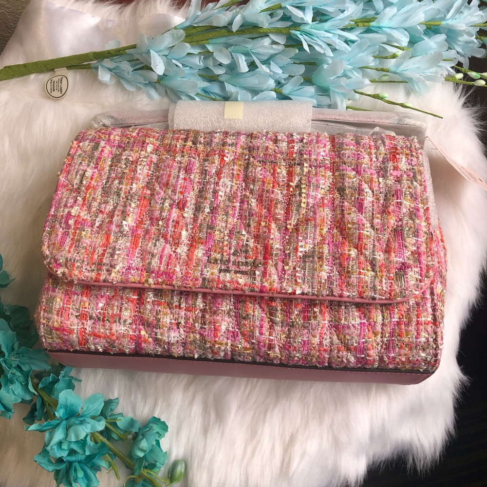 Kate Spade♠️Briar Lane Quilted Tweed Emelyn Purse